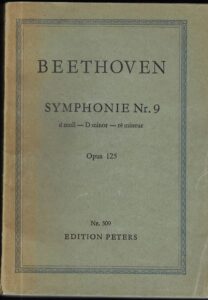 BEETHOVEN – IX. SYMPHONIE, OP. 125