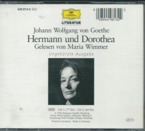 JOHANN W. GOETHE – HERMaNN UND DOROTHEA (CD)