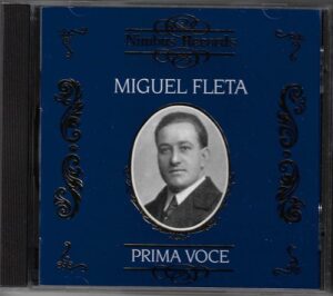 PRIMA VOCE: MIGUEL FLETA (CD)