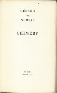 CHIMÉRY – Gérard de Nerval
