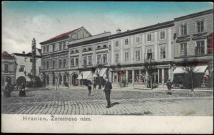 HRANICE, ŽEROTÍNOVO NÁMĚSTÍ pohlednice