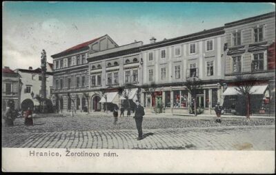 HRANICE, ŽEROTÍNOVO NÁMĚSTÍ pohlednice