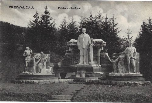 JESENÍK (FREIWALDAU – PRIESSNITZ – DENKMAL) pohlednice