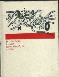 KAPESNÍ SBÍRKA ZÁKONŮ, VĚT A DEFINIC – Jaroslav Čejka