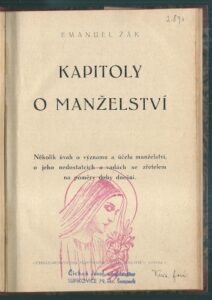 KAPITOLY O MANŽELSTVÍ – Emanuel Žák