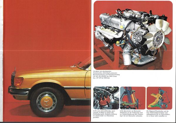 MERCEDES-BENZ - 350 SE, 450 SE, 450 SEL – detail 2