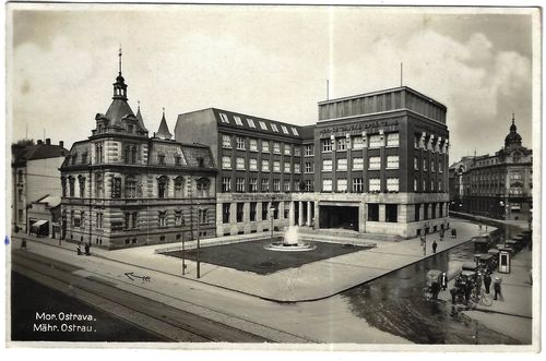 MOR. OSTRAVSKÁ SPOŘITELNA pohlednice