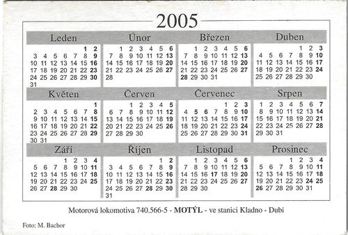 MOTOROVÁ LOKOMOTIVA 740.566-5 - MOTÝL – detail 1