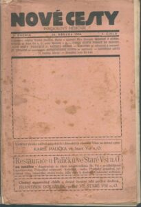 NOVÉ CESTY – ROČNÍK I. – Pokrokový Měsíčník