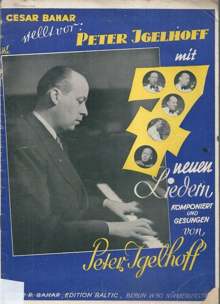 PETER IGELHOFF SINGT 7 NEUE LIEDER – Peter Igelhoff