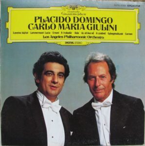 PLACIDO DOMINIGO A CARLO MARIA GIULINI (LP)