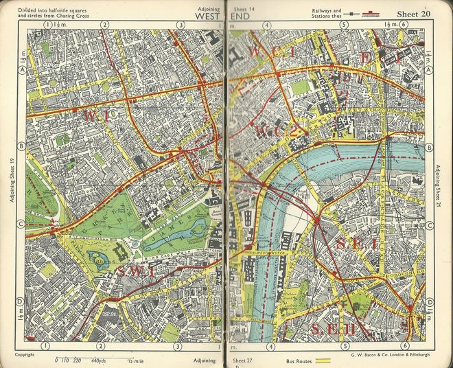 POCKET ATLAS OF LONDON – detail 1