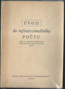 ÚVOD DO INFINITEZIMÁLNÍHO POČTU – František Kubíček