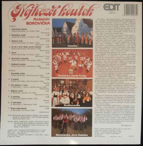 ANTONÍN BOROVIČKA - NEJHEZČÍ KOUTEK – detail 3