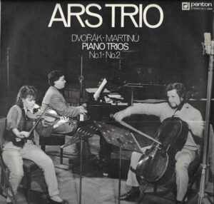 ARS TRIO – DVOŘÁK, MARTINŮ – PIANO TRIOS NO. 1, NO. 2 (LP)