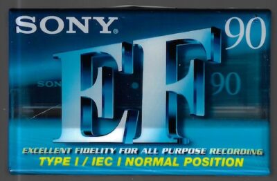 AUDIO KAZETA SONY EF 90 MC kazeta