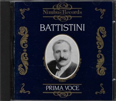 CD PRIMA VOCE: MATTIA BATTISTINI (1856-1928)