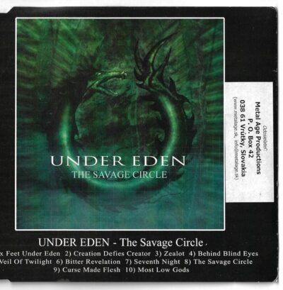 CD UNDER EDEN – THE SAVAGE CIRCLE