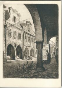 ČESKÉ BUDĚJOVICE: ČESKÁ ULICE pohlednice