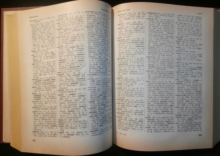 ČESKO-NĚMECKÝ SLOVNÍK – detail 2