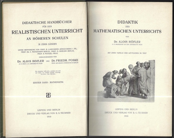 DIDAKTIK DES MATHEMATISCHEN UNTERRICHTS – detail 1