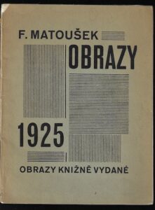 F. MATOUŠEK – OBRAZY 1925