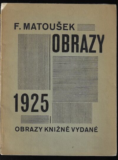 F. MATOUŠEK – OBRAZY 1925 – Obrazy Knižně Vydané