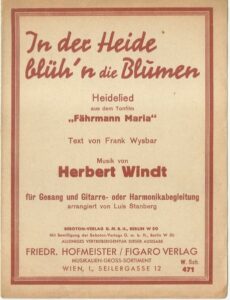 IN DER HEIDE BLÜH`N DIE BLUMEN – Hudba Herbert Windt