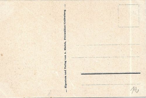 JESENÍK (FREIWALDAU - PRIESSNITZ – DENKMAL) – detail 1