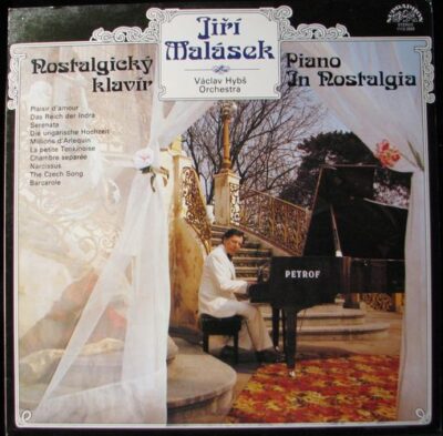 JIŘÍ MALÁSEK, VÁCLAV HYBŠ ORCHESTRA – NOSTALGICKÝ KLAVÍR LP deska