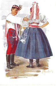 M. GARDOVSKÁ – U MUZIKY (SERIE XII., Č. 2) pohlednice