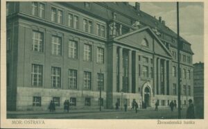 MOR. OSTRAVA – ŽIVNOSTENSKÁ BANKA pohlednice