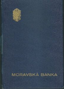 MORAVSKÁ BANKA – VKLADNÍ KNÍŽKA