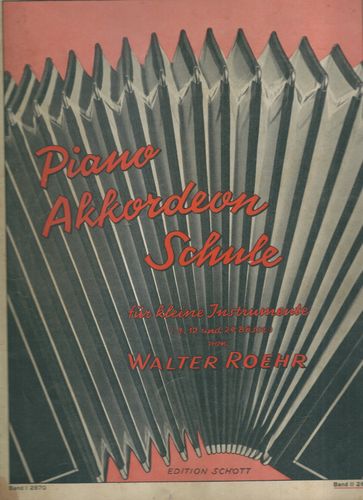 PIANO AKKORDEON SCHULE – Walter Roehr