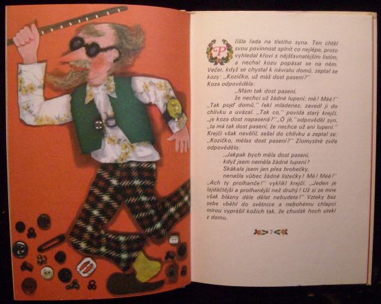 STOLEČKU, PROSTŘI SE, OSLÍČKU, OTŘEP SE A OBUŠKU, Z PYTLE VEN – detail 1