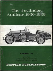 THE 4-CYLINDER AMILCAR, 1920-1929 – T. R. Nicholson
