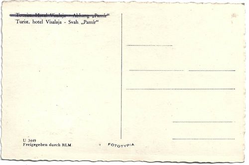 TURIST. HOTEL VISALAJA – SVAH PAMÍR – detail 1