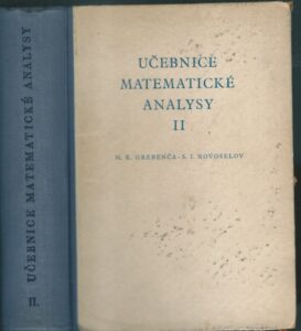 UČEBNICE MATEMATICKÉ ANALYSY II.