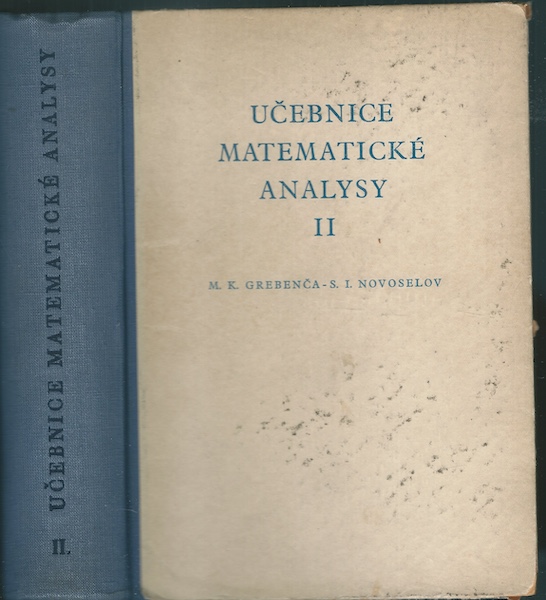 UČEBNICE MATEMATICKÉ ANALYSY II.