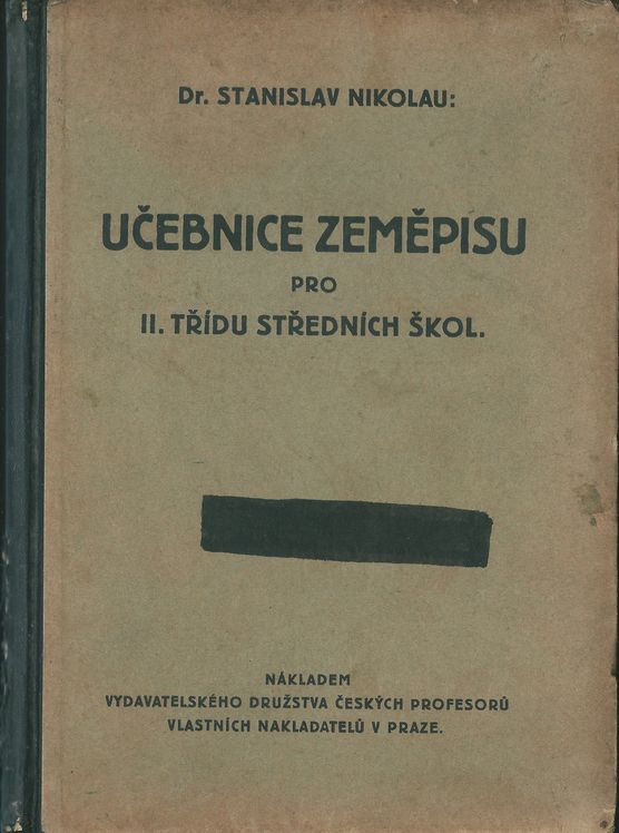 UČEBNICE ZEMĚPISU PRO II. TŘÍDU SŠ – Stanislav Nikolau