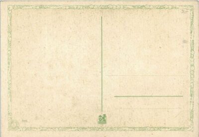 ZÁTIŠÍ S OVOCEM A KYTICÍ NA MODRÉM POZADÍ pohlednice