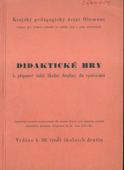 DIDAKTICKÉ HRY