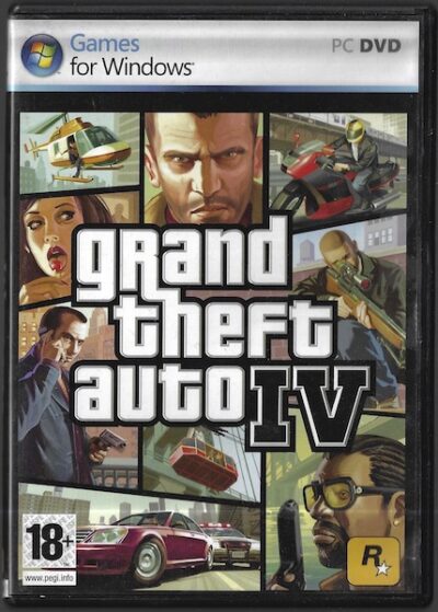 DVD GRAND THEFT AUTO IV