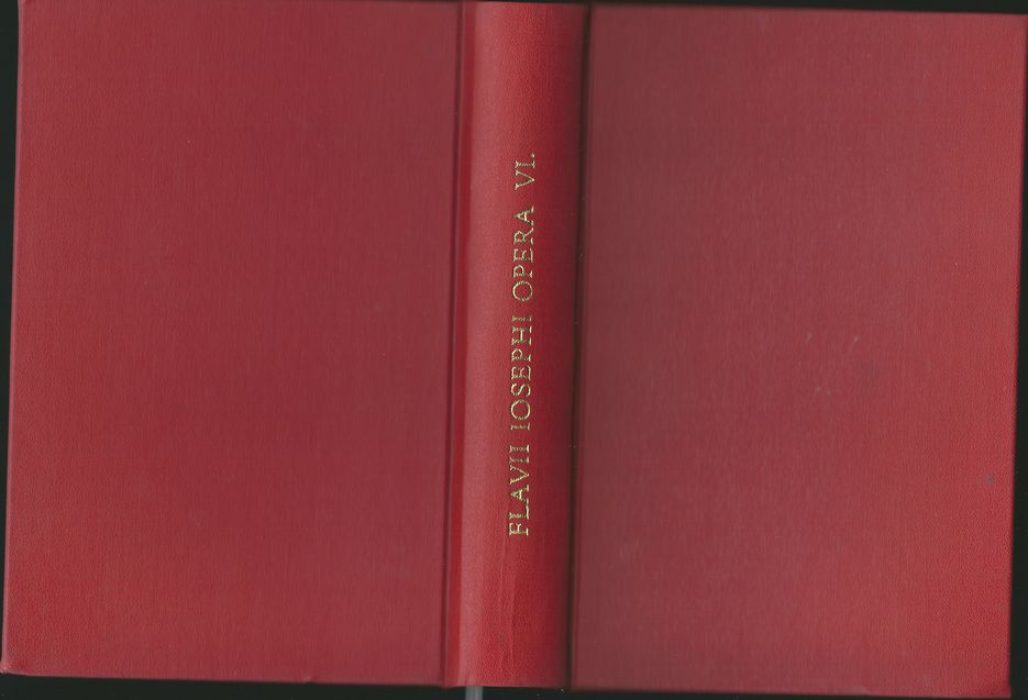 FLAVII IOSEFI OPERA OMNIA VI. – detail 1