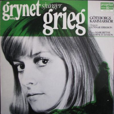 GRYNET SJUNGER GRIEG LP deska