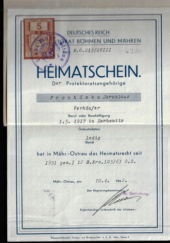 HEIMATSCHEIN – detail 2