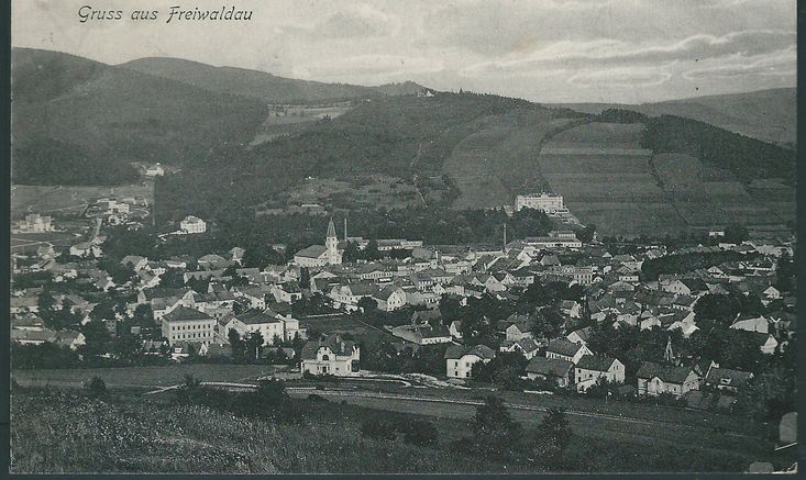 JESENÍK – (FREIWALDAU) pohlednice