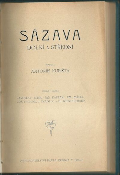 K PRAMENŮM VLTAVY / SÁZAVA DOLNÍ A STŘEDNÍ / K ŠUMAVSKÝM JEZERŮM – Jaroslav Brož