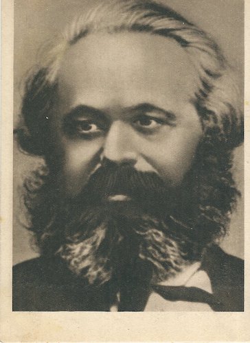 karelmarxpohl KAREL MARX pohlednice