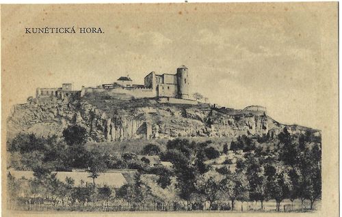 KUNĚTICKÁ HORA pohlednice